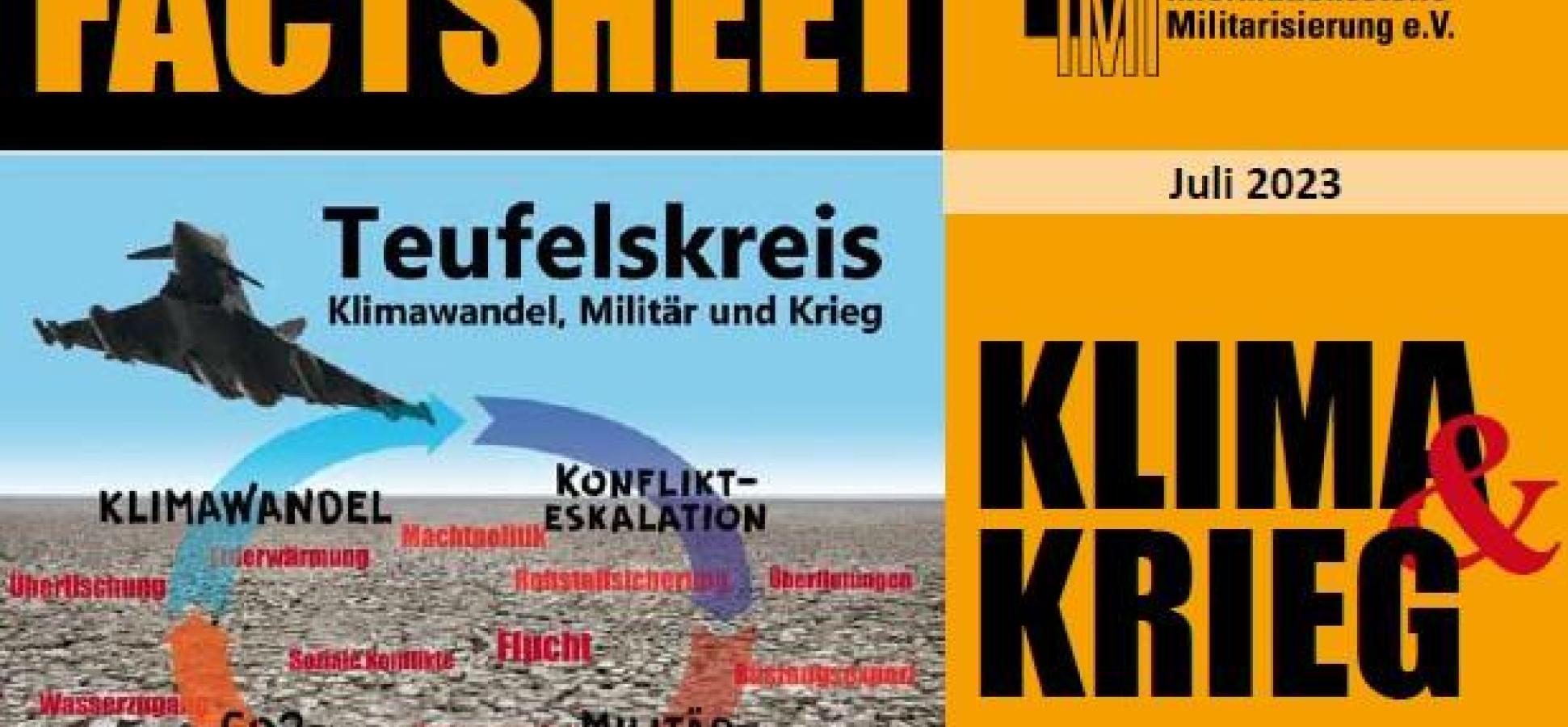 Neues Factsheet „Klima und Krieg“ | NaturFreunde Berlin